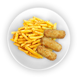 6 Pcs Mozzarella Sticks & Chips 